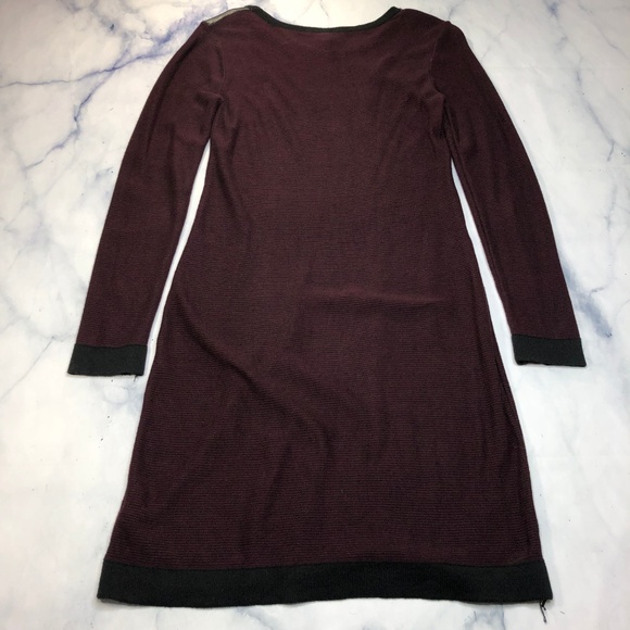 W118 by Walter Baker Purple & Faux Leather Dress - Picture 3 of 8